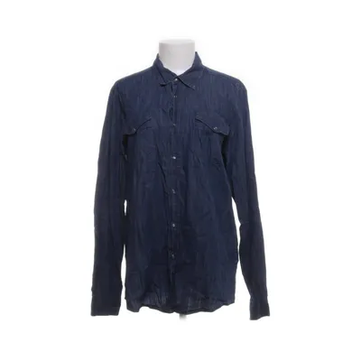 Denim blouse (Blauw) van Shirt Katoen