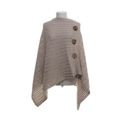 Poncho (Beige) from Bonprix Collection Acrylic, Polyester
