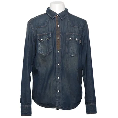 Chemise en jean (Bleu) de Rude Riders Coton, Viscose, Laine