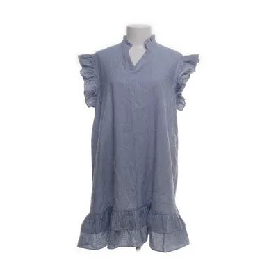 Dress (Blue, White) from Continue Cotton