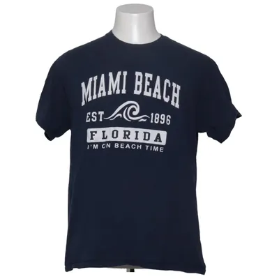 T-shirt (Blauw) van Gildan Katoen