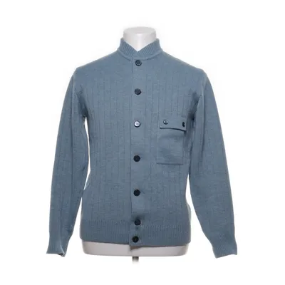 Cardigan (Blue) from Trevira Polyester, Wool