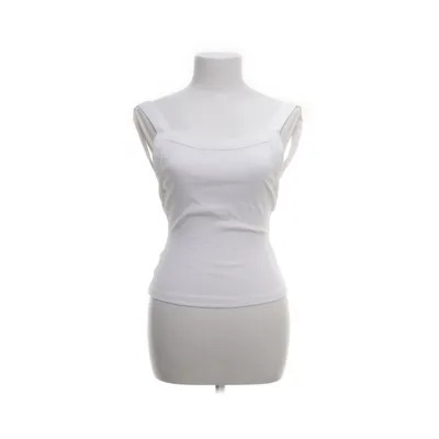 Crop top (Wit) van Miss Selfridge Katoen, Elastaan