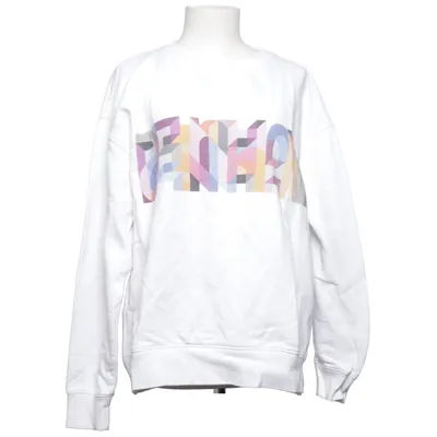 Sweatshirt (Wit, Meerkleurig) van Denham Katoen, Elastaan
