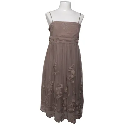 Cocktailklänning (Brun) från ESPRIT Collection Bomull, Polyester