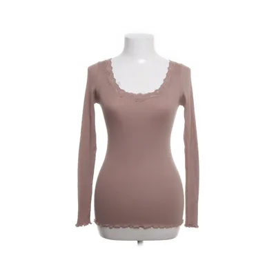 Top (Bruin) van Rosemunde Zijde, Katoen, Polyamide, Elastaan