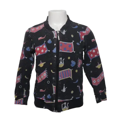 Cardigan (Black, Multicolored) from Raspberry Republic Elastane, Organic cotton