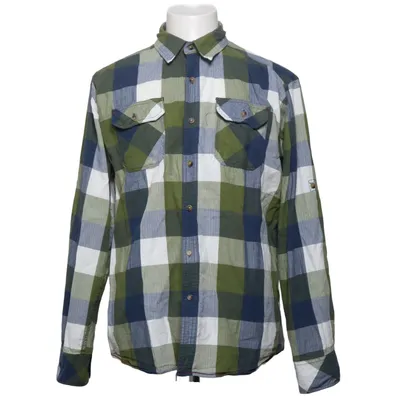 Flannel shirt (Blue, Green, White) from Shine Fashion Cotton