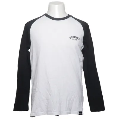 Baseballtrøje (Hvid, Sort) fra Dickies Bomuld