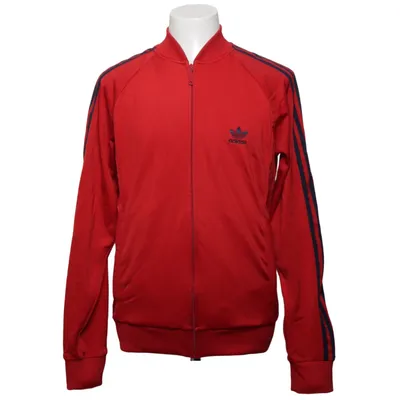 Træningsjakke (Rød, Blå) fra Adidas Originals Polyamid, Polyester