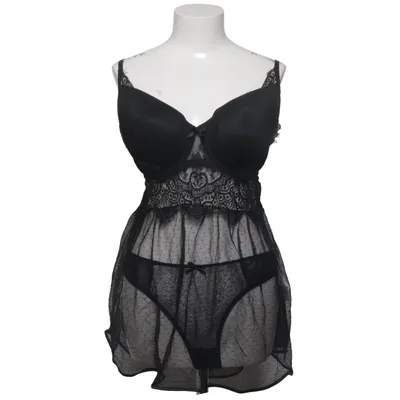 Negligé (Zwart) van Hunkemöller Polyamide
