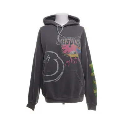 Hoodie (Gray, Multicolored) from Urban Outfitters Cotton, Polyester