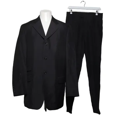 Suit (Black) from Emilio Cloud Polyester, Viscose, Wool