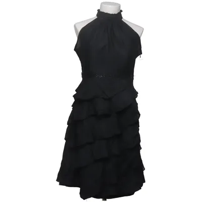 Robe (Noir) de Sweet Miss Élasthane, Polyester, Soie
