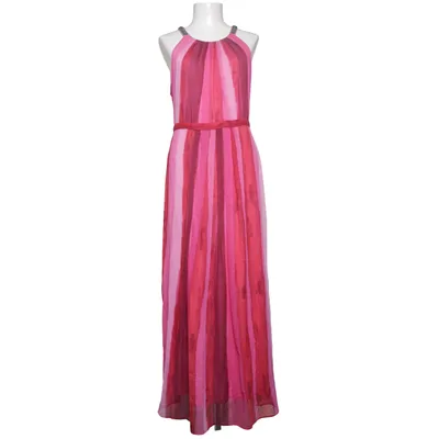 Robe longue (Rose, Rouge, Multicolore) de Comma Polyester