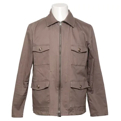 Safarijakke (Beige) fra John Henric Bomuld, Elastan