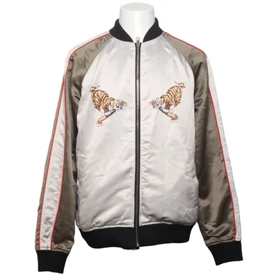 Bomber jacket (Beige, Green, Black) from Solid Polyester