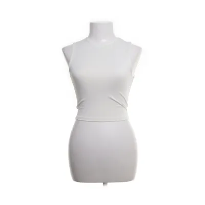 Crop top (Blanc) de Nelly Élasthane, Polyester recyclé