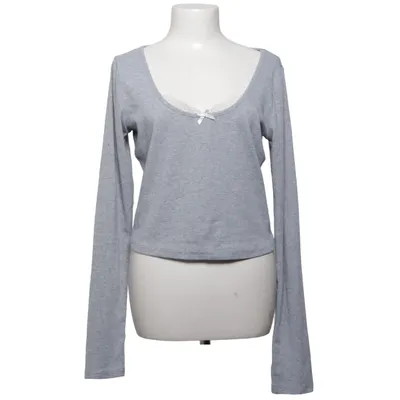 Lange mouwen shirt (Grijs) van Edikted Elastaan, Polyester
