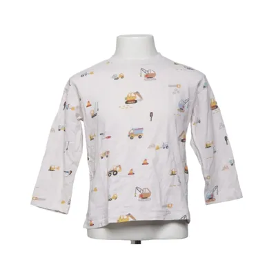 Langærmet t-shirt (Hvid, Flerfarvet) fra Next Bomuld