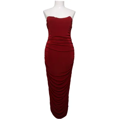 Dress (Red) from Fashion Nova Elastane, Polyester