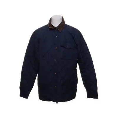 Lättviktsjacka (Blå, Brun) från Lands' End Bomull, Skinn, Polyamid, Polyester