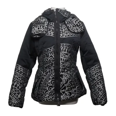 Vinterjakke (Sort, Hvid) fra Desigual Polyester