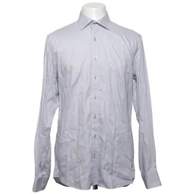 Shirt (Grijs) van Dressmann Premium Collection Katoen