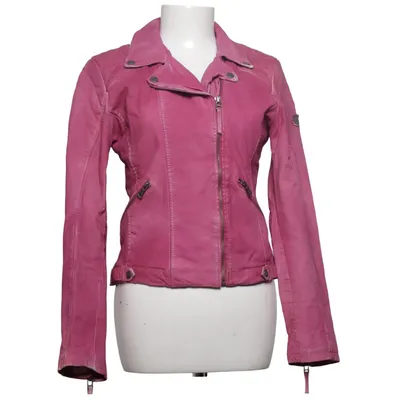 Bikerjakke (Pink) fra Gipsy Bomuld, Læder