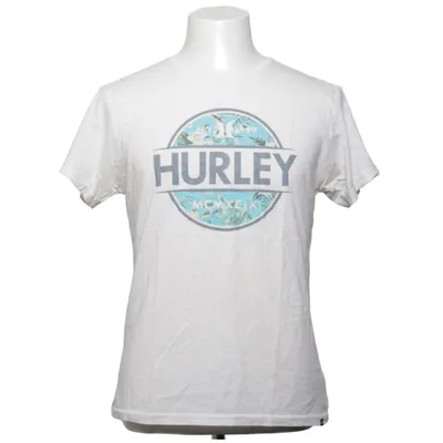 T-shirt (Wit) van Hurley Katoen, Polyester