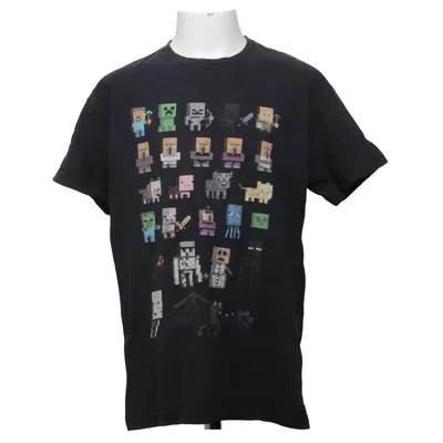 T-shirt (Zwart, Meerkleurig) van Mojang