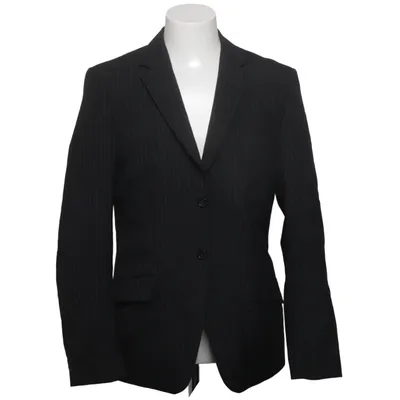Blazer (Zwart) van Bertoni Polyester, Wol