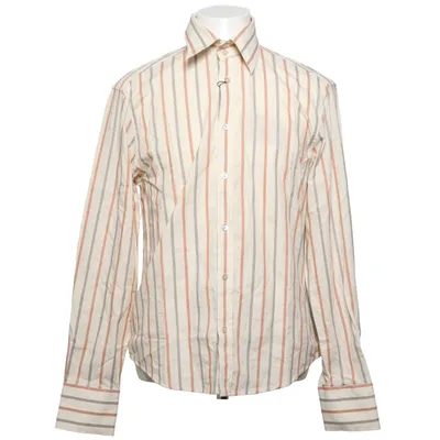 Shirt (White, Brown, Orange) from Jack & Jones Vintage Denim Cotton