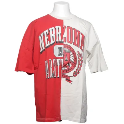 T-shirt (Rouge, Blanc) de FSBN Coton