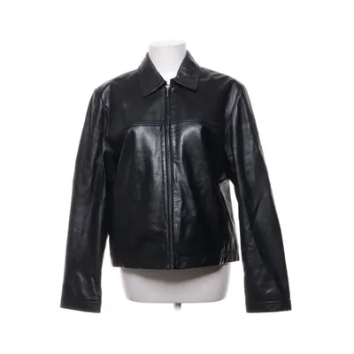 Läderjacka (Svart) från Mauritius Skinn, Polyester