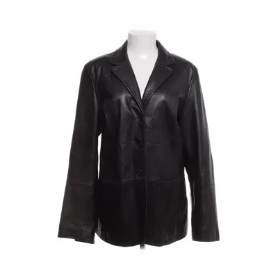 Läderkavaj (Brun) från Casual Corner Skinn, Polyester