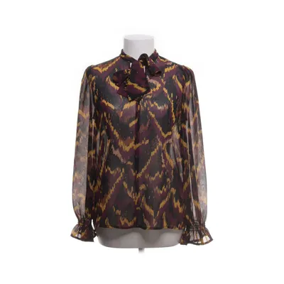 Knytblus (Svart, Lila, Flerfärgad) från Soaked in Luxury Polyester