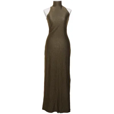 Maxi dress (Brown) from Randigarutan Acetate, Elastane, Polyamide