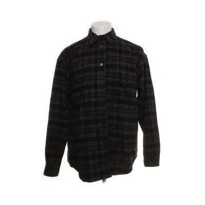 Flanellen overhemd (Zwart, Bruin, Wit) van Samsøe & Samsøe Polyester, Elastaan, Wol