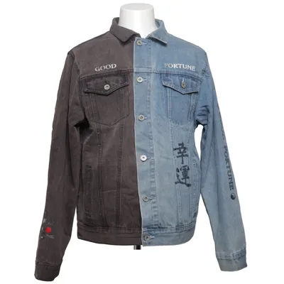 Denimjakke (Blå, Brun, Flerfarvet) fra Brooklyn Cloth Bomuld, Polyester