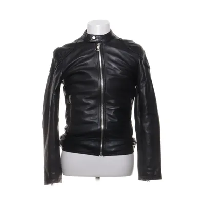 Veste en cuir (Noir) de Zara Man Cuir