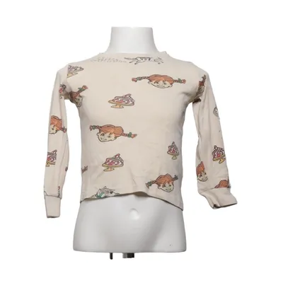 Langærmet t-shirt (Beige, Flerfarvet) fra Pippi Långstrump Bomuld