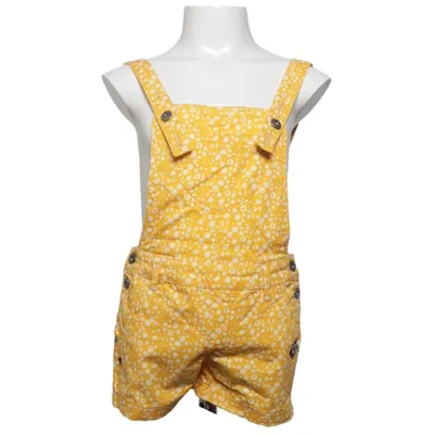 Hängselshorts (Gul, Vit) från 4 Funky Flavours Bomull, Elastan