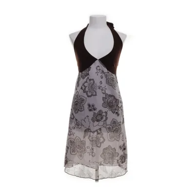 Halternek jurk (Grijs, Bruin, Meerkleurig) van Melrose Elastaan, Polyester