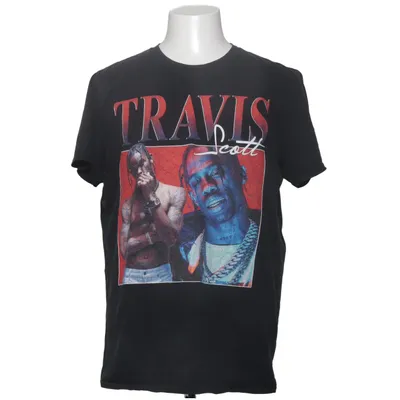T-shirt (Sort, Flerfarvet) fra Gildan Softstyle Bomuld