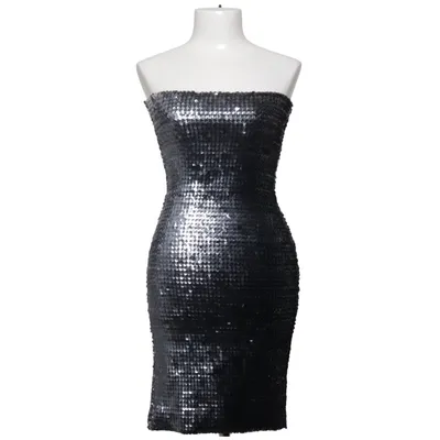 Cocktailklänning (Svart, Silverfärgad) från Danity Polyester