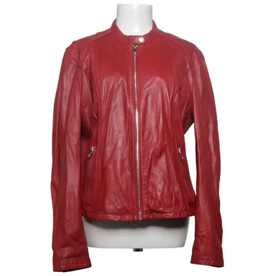 Leren jack (SP-500) van Saki Leer, Polyester