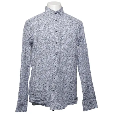 Shirt (Blue, White) from Bruun & Stengade Cotton