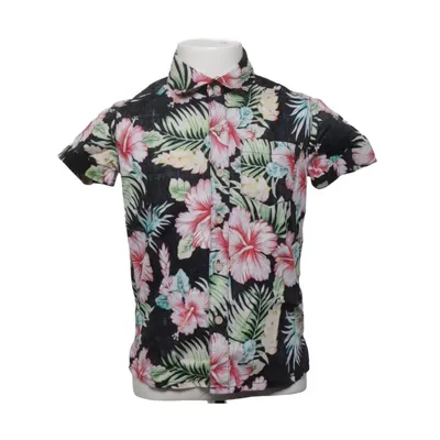 Chemise à manches courtes (Noir, Multicolore) de D.M.D by Denim Day Coton