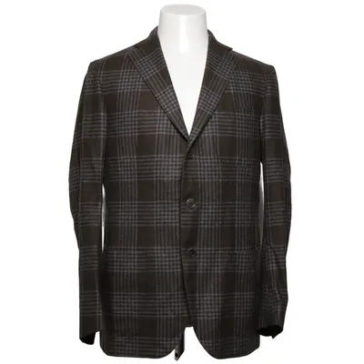 Blazer (Green, Gray) from Gabucci Cupro, Viscose, Wool